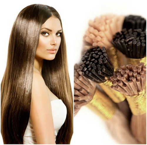 (image for) European Remy 18" Silky I-Tip "AAA" Grade 25 Strands 1 Gram